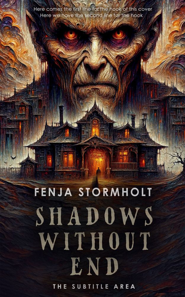 Front view of Cocoa Brown #16260 - Premade Horror Book Cover | BookCoverZone