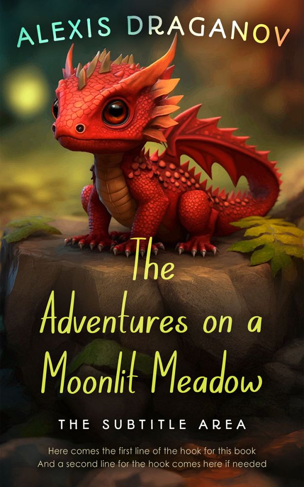 Front view of Eternity #16379 - Premade Children Book Cover | BookCoverZone