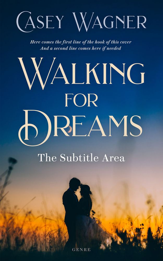 Front view of Nile Blue #16470 - Premade Romance Book Cover | BookCoverZone