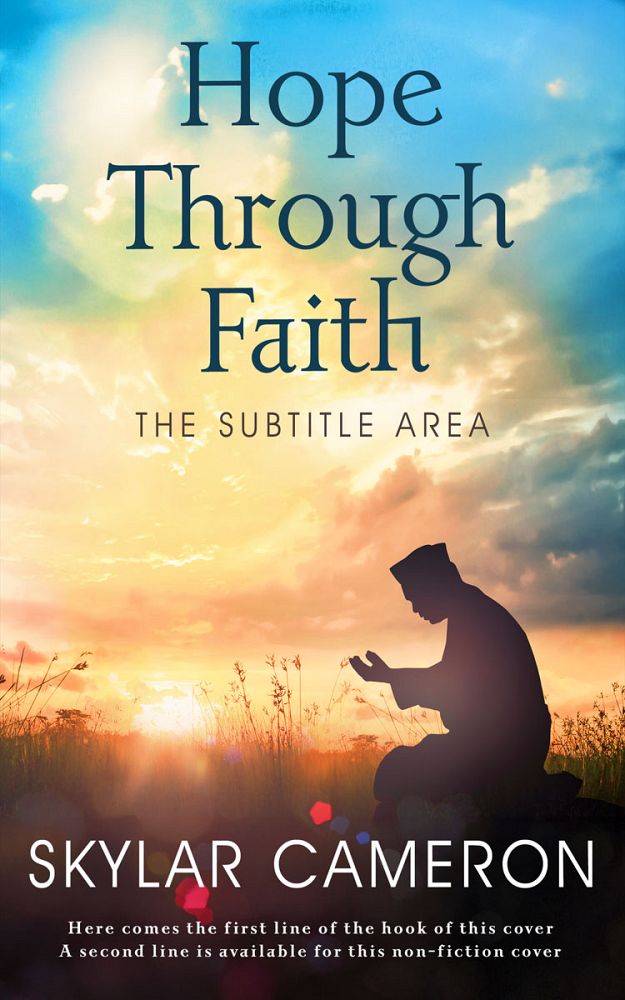 Front view of Ebony Clay #16516 - Premade Religion & Spirituality Book Cover | BookCoverZone