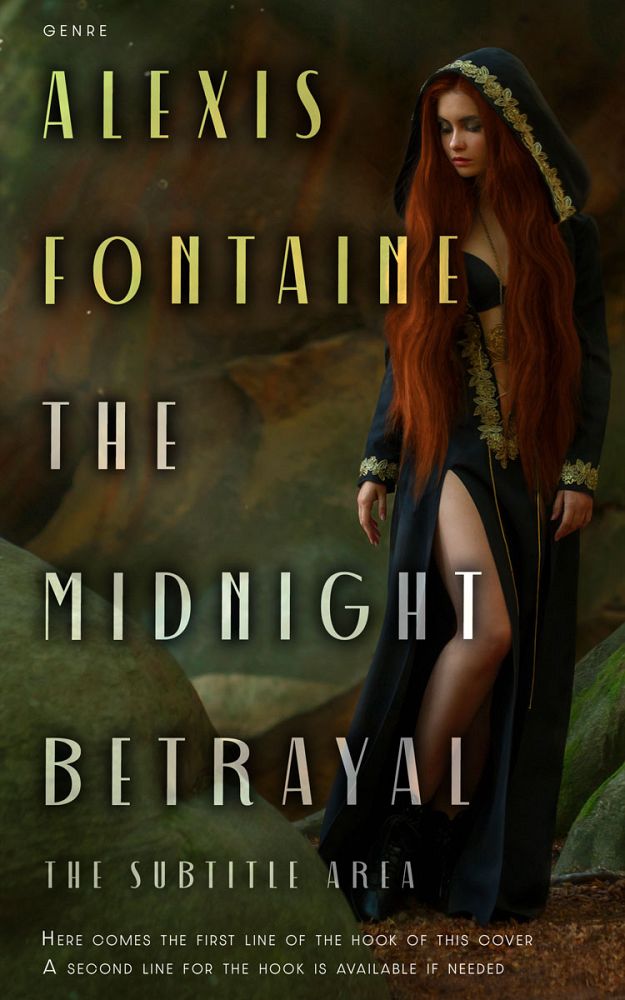 Front view of Eternity #16540 - Premade Fantasy Book Cover | BookCoverZone