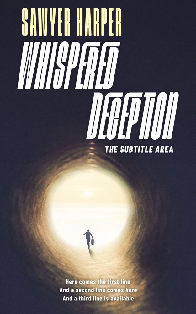 Front view of Charade #16586 - Premade Mystery & Thriller & Suspense Book Cover | BookCoverZone