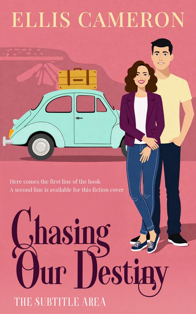 Front view of New York Pink #16618 - Premade Romance Book Cover | BookCoverZone