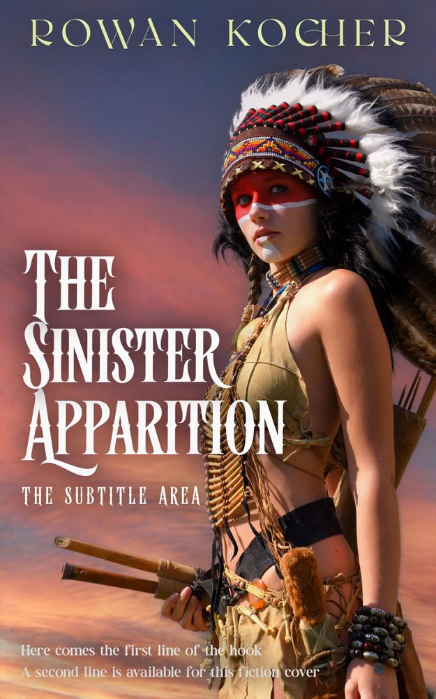 Front view of Ferra #16669 - Premade Action & Adventure Book Cover | BookCoverZone
