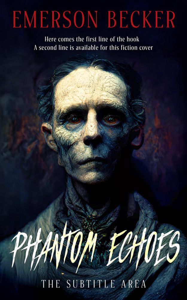 Front view of Vulcan #16676 - Premade Horror Book Cover | BookCoverZone
