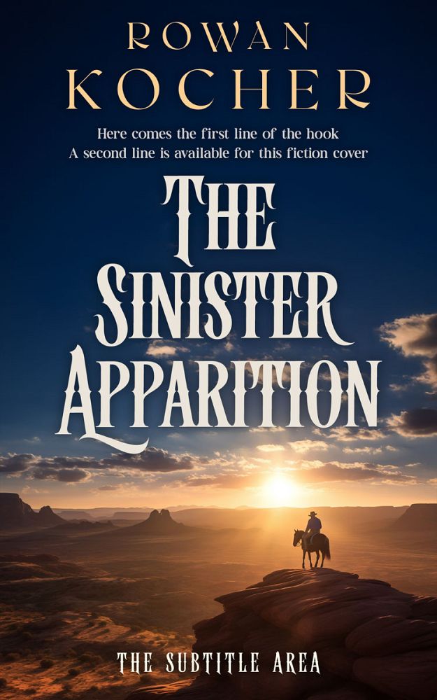 Front view of Ebony Clay #16681 - Premade Action & Adventure Book Cover | BookCoverZone