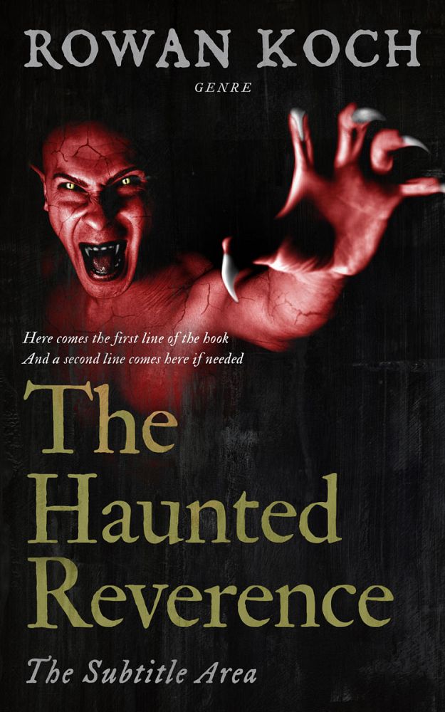 Front view of Cod Gray #16706 - Premade Horror Book Cover | BookCoverZone