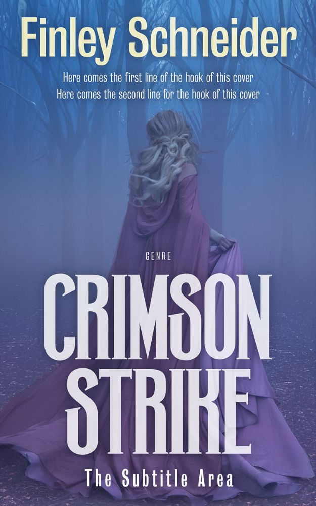 Front view of Kashmir Blue #16712 - Premade Mystery & Thriller & Suspense Book Cover | BookCoverZone