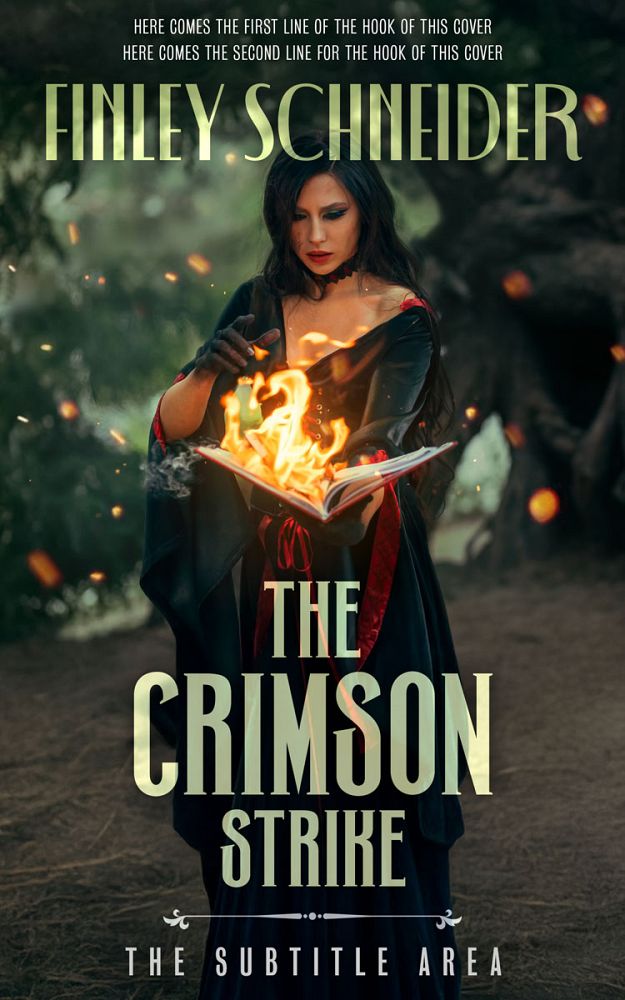 Front view of Heavy Metal #16730 - Premade Fantasy Book Cover | BookCoverZone