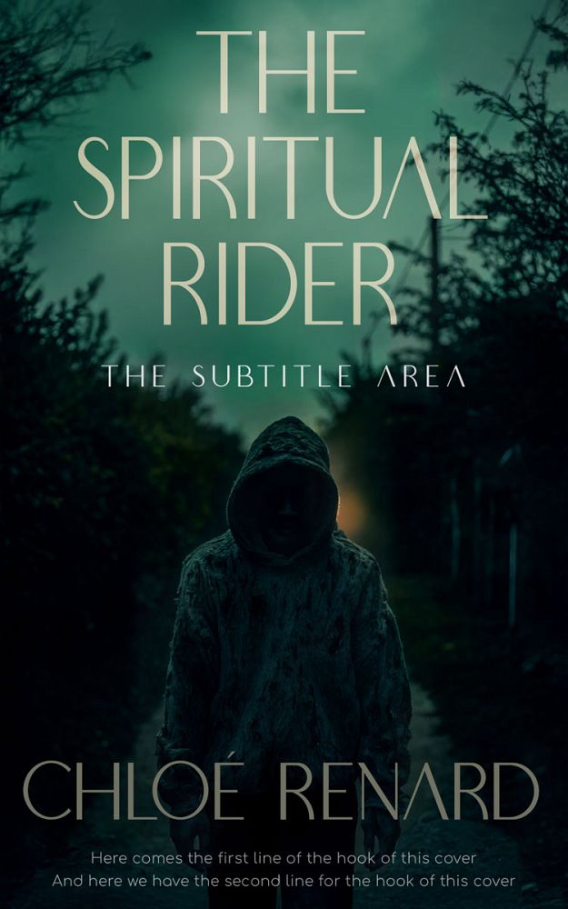 Front view of Black Bean #16953 - Premade Horror Book Cover | BookCoverZone