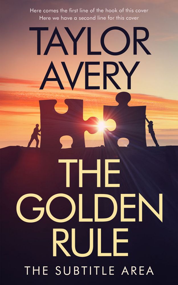 Front view of Gold Sand #17027 - Premade Mystery & Thriller & Suspense Book Cover | BookCoverZone