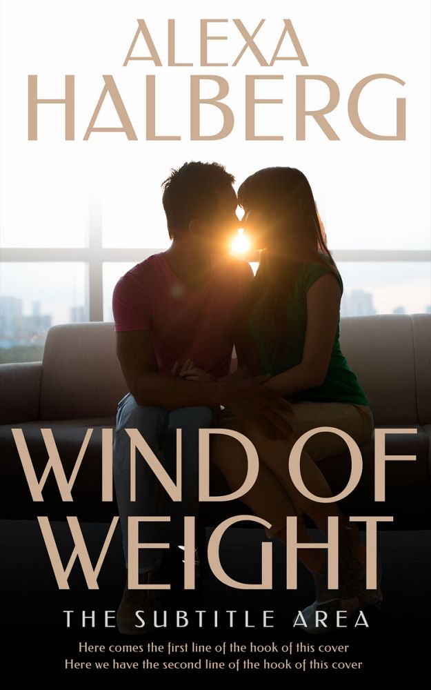 Front view of Soft Amber #17051 - Premade Romance Book Cover | BookCoverZone