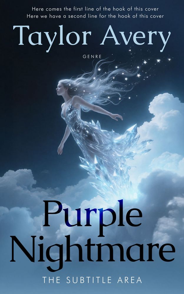 Front view of Cloud Burst #17084 - Premade Fantasy Book Cover | BookCoverZone