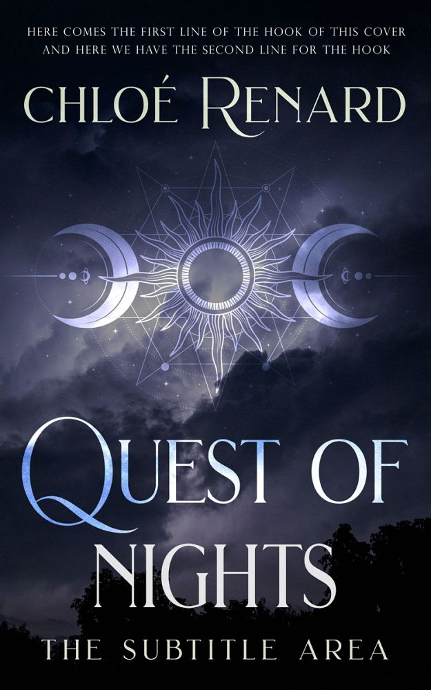 Front view of Mirage #17098 - Premade Fantasy Book Cover | BookCoverZone