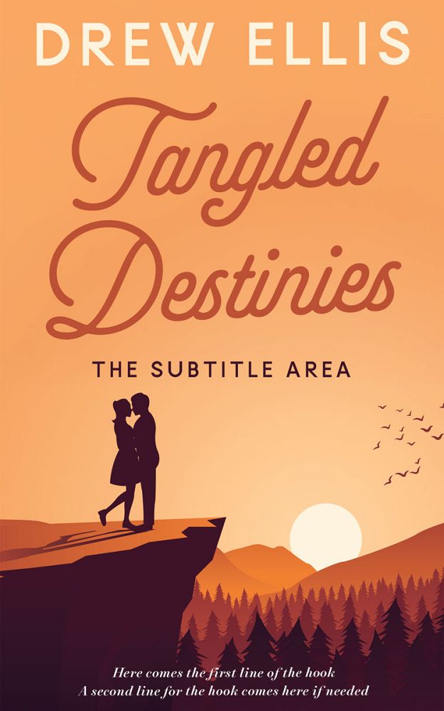 Front view of Sandy Brown #17298 - Premade Romance Book Cover | BookCoverZone