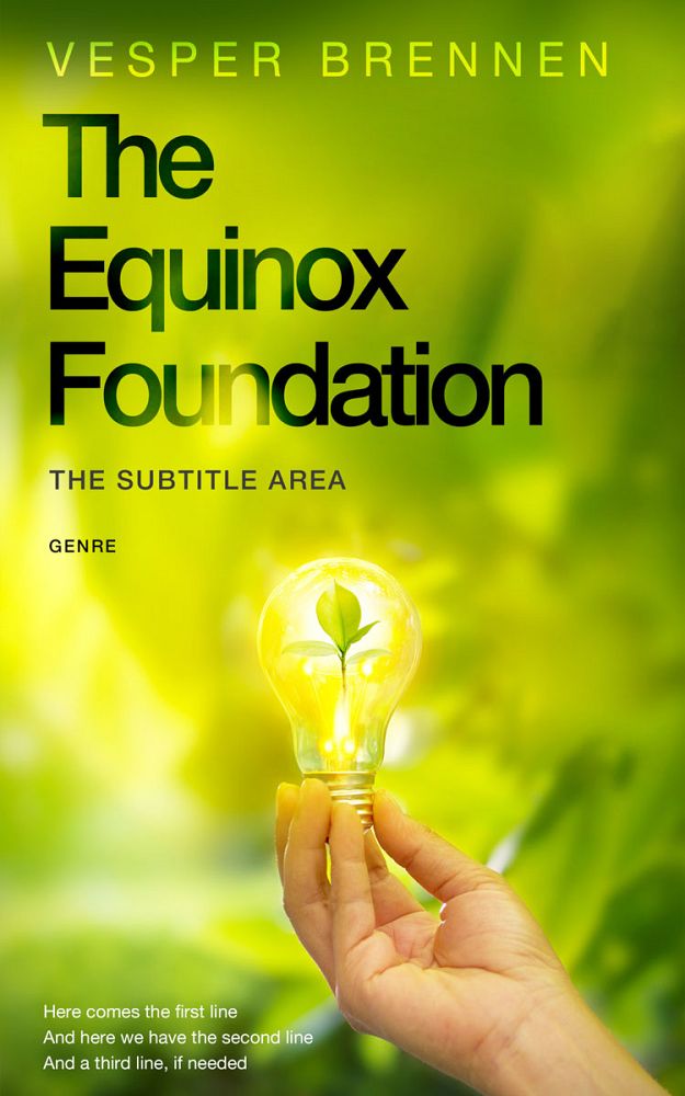 Front view of Key Lime Pie #20086 - Premade Environment & Ecology Book Cover | BookCoverZone