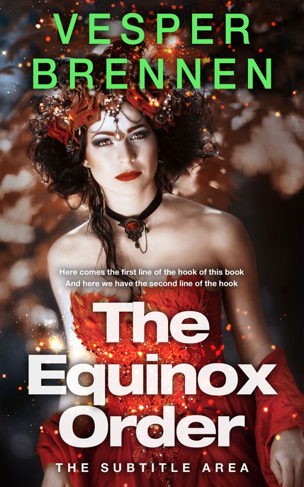 Front view of Eclipse #20096 - Premade Paranormal & Urban Book Cover | BookCoverZone
