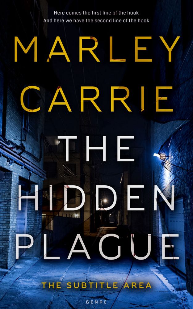 Front view of Ebony #20249 - Premade Horror Book Cover | BookCoverZone