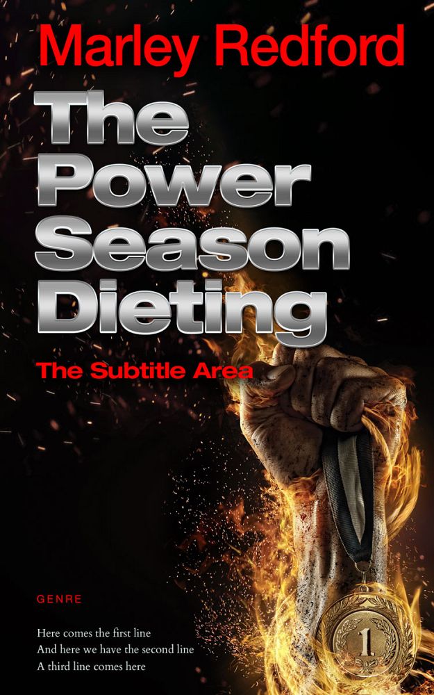 Front view of Antique Brass #20360 - Premade Health & Dieting & Fitness Book Cover | BookCoverZone