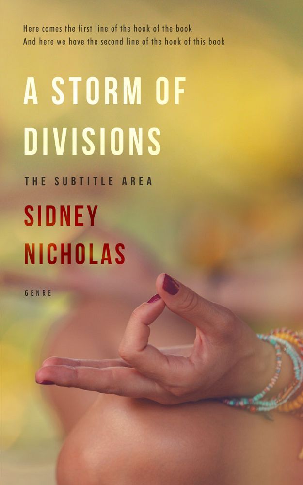 Front view of Muddy Waters #20508 - Premade Health & Mind & Body Book Cover | BookCoverZone