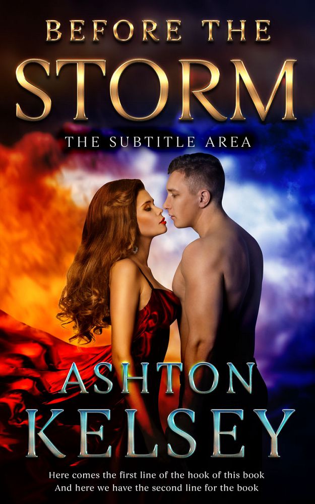 Front view of Raw Sienna #20572 - Premade Romance Book Cover | BookCoverZone
