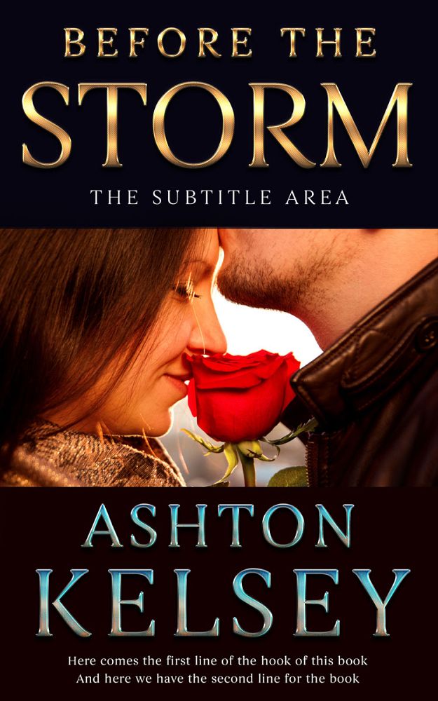 Front view of Raw Sienna #20575 - Premade Romance Book Cover | BookCoverZone