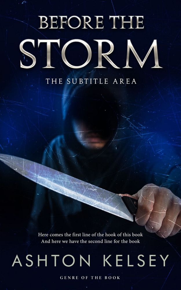 Front view of Black Pearl #20644 - Premade Mystery & Thriller & Suspense Book Cover | BookCoverZone