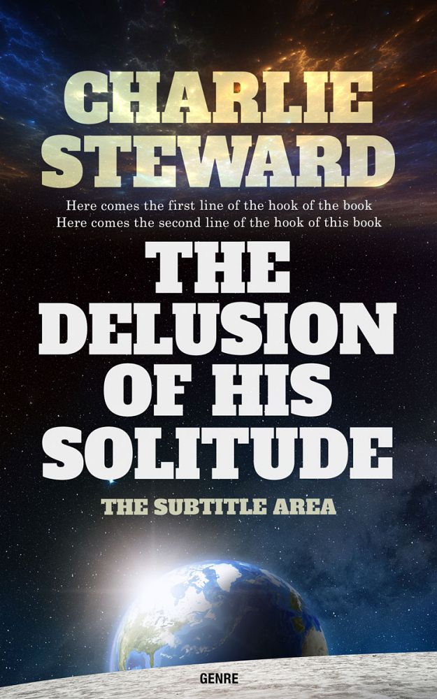 Front view of Moon Mist #20808 - Premade Science Fiction Book Cover | BookCoverZone