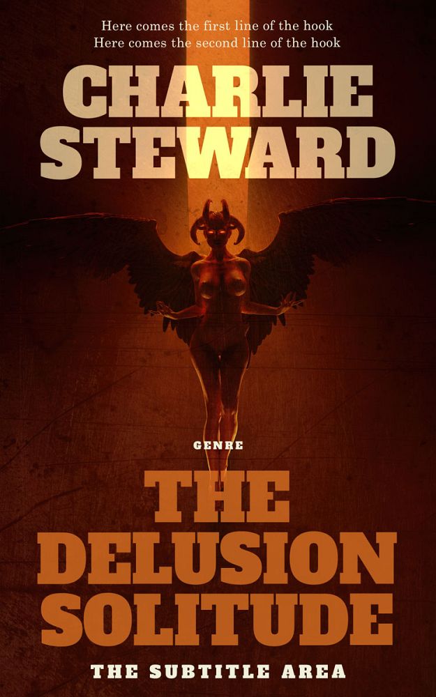 Front view of Raw Sienna #20828 - Premade Horror Book Cover | BookCoverZone