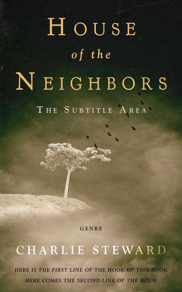Front view of Birch #21044 - Premade Surreal Book Cover | BookCoverZone