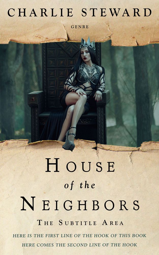 Front view of Akaroa #21065 - Premade Fantasy Book Cover | BookCoverZone