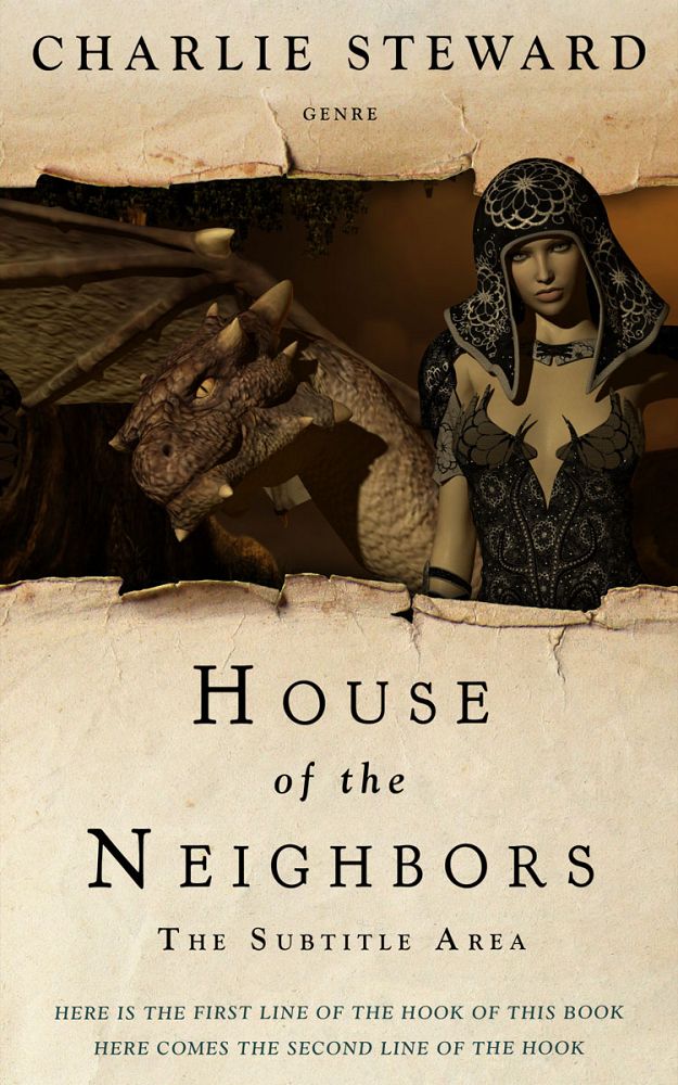 Front view of Grain Brown #21067 - Premade Fantasy Book Cover | BookCoverZone