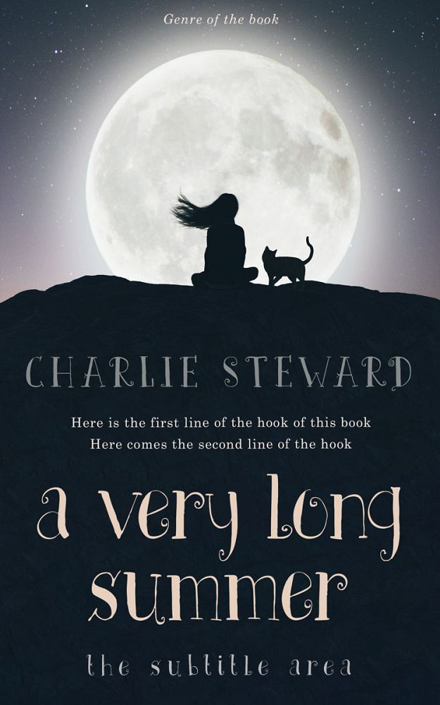 Front view of Ebony Clay #21193 - Premade Children Book Cover | BookCoverZone