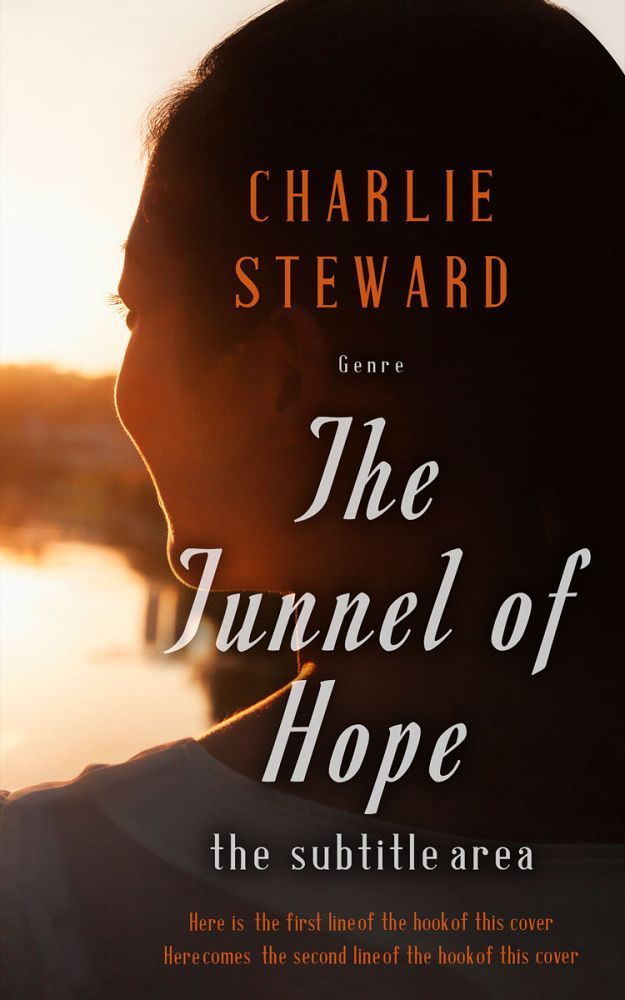 Front view of Hampton #21256 - Premade Literary Fiction Book Cover | BookCoverZone