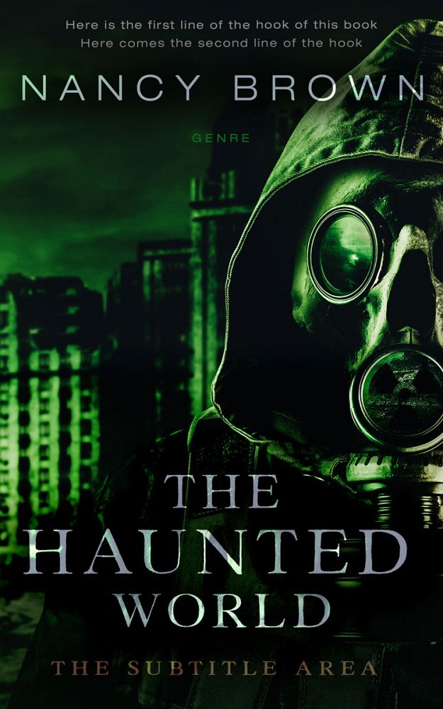Front view of Racing Green #21427 - Premade Apocalyptica Book Cover | BookCoverZone