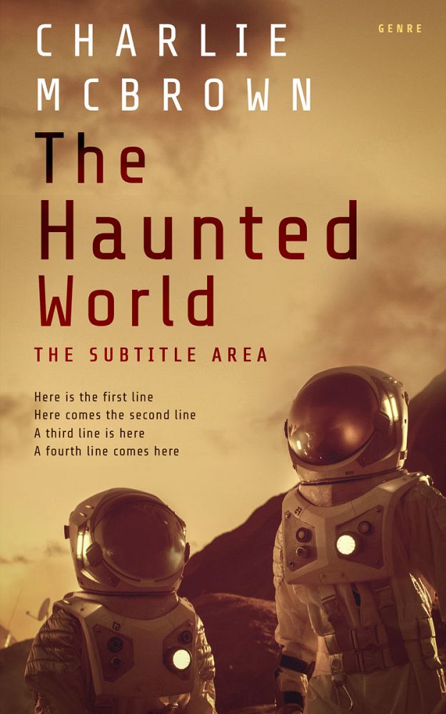 Front view of Twine #21431 - Premade Science Fiction Book Cover | BookCoverZone