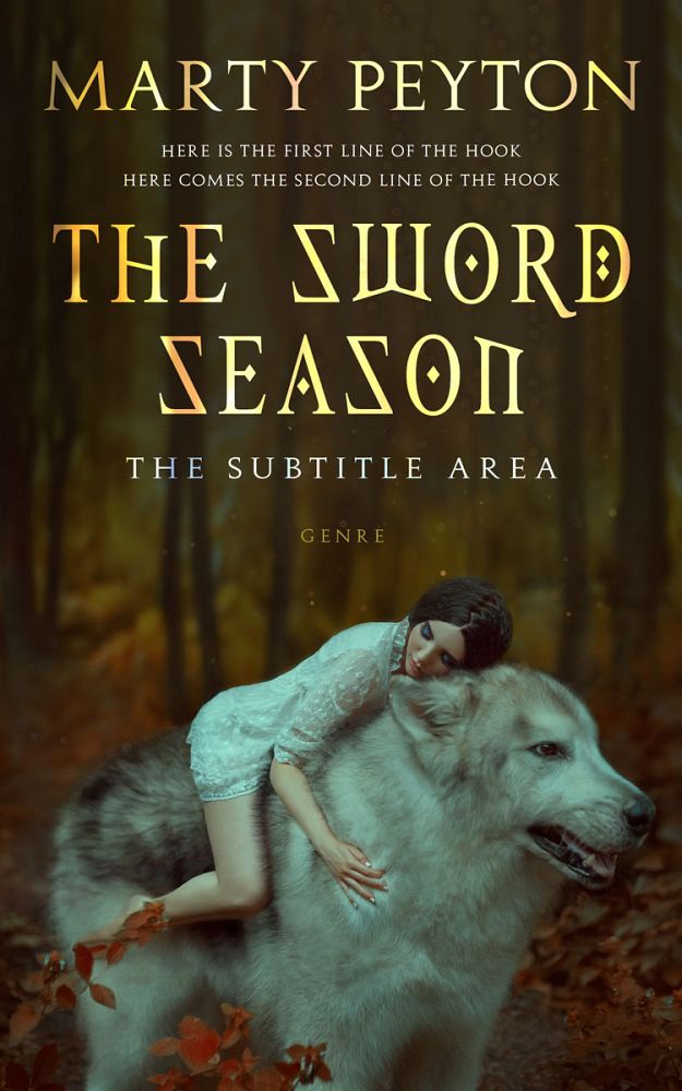 Front view of Birch #21635 - Premade Fantasy Book Cover | BookCoverZone