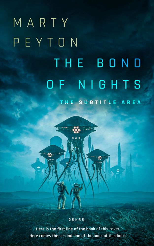 Front view of Tiber #21708 - Premade Science Fiction Book Cover | BookCoverZone