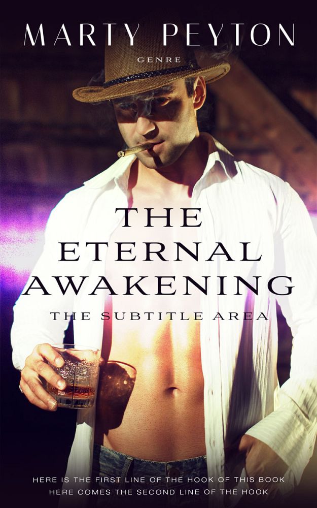 Front view of Jon #21824 - Premade Erotica Book Cover | BookCoverZone