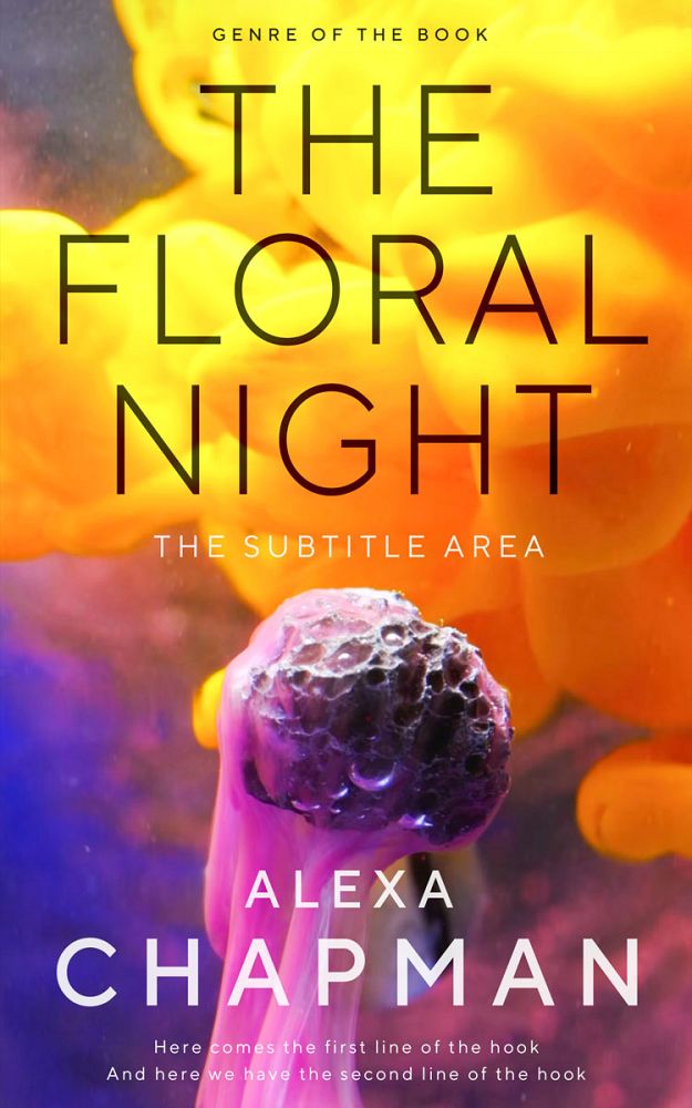 Front view of Apple Blossom #21851 - Premade Abstract Book Cover | BookCoverZone