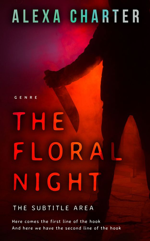Front view of Rebel #21873 - Premade Horror Book Cover | BookCoverZone