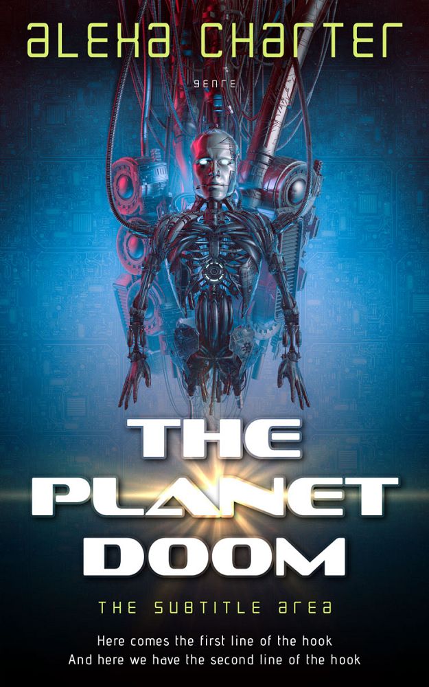 Front view of Mirage #21960 - Premade Science Fiction Book Cover | BookCoverZone