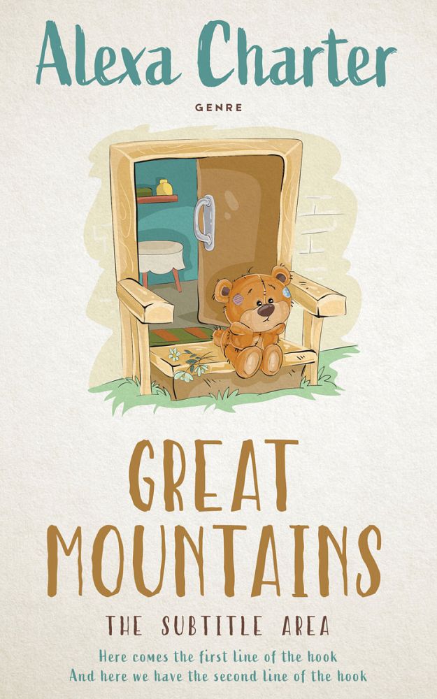 Front view of Pearl Bush #21963 - Premade Children Book Cover | BookCoverZone
