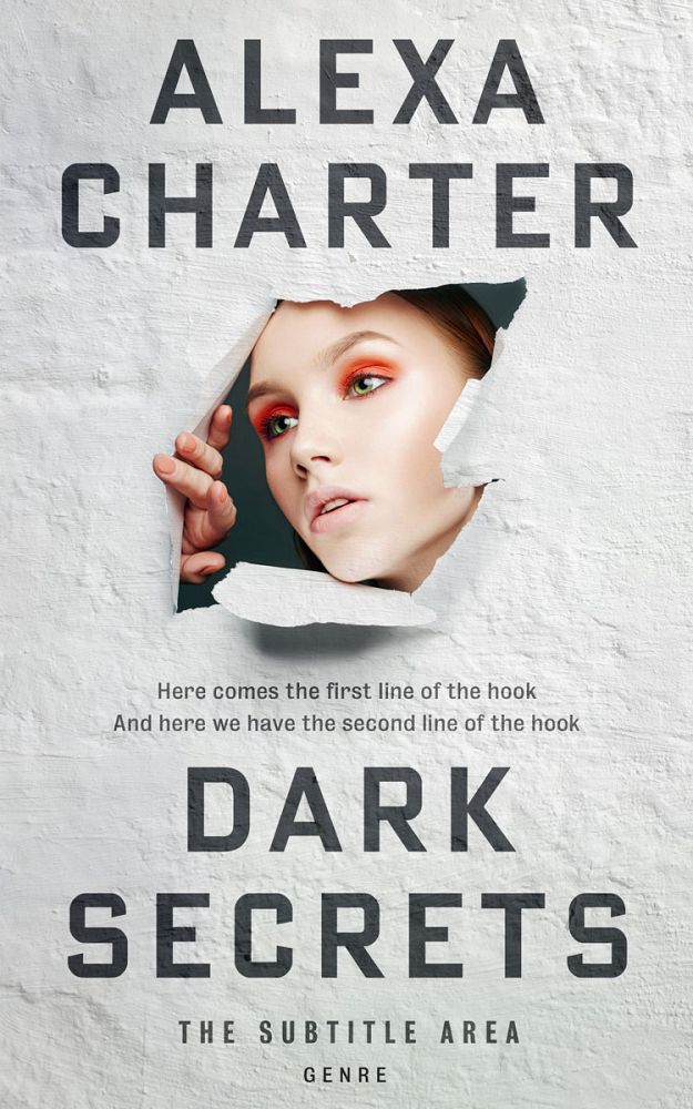 Front view of Quill Gray #22021 - Premade Mystery & Thriller & Suspense Book Cover | BookCoverZone
