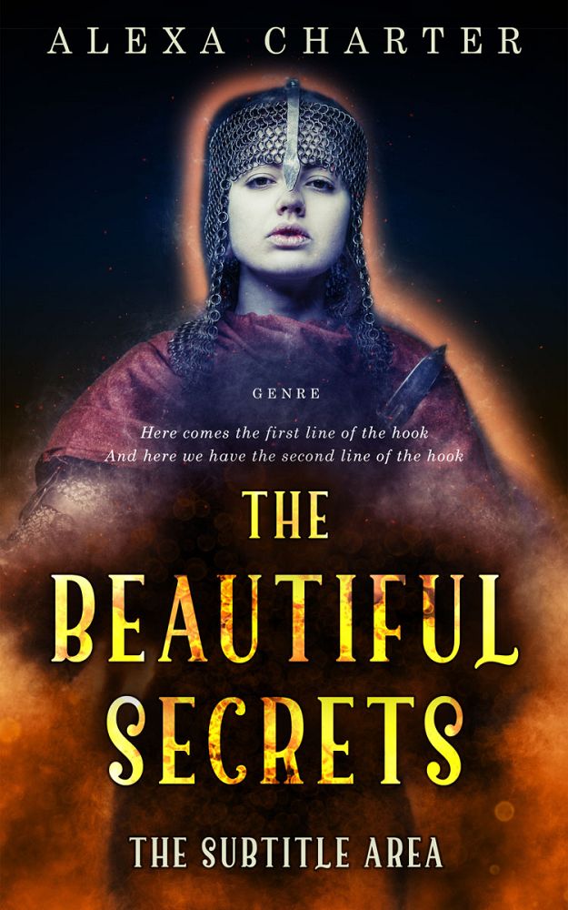 Front view of Tussock #22163 - Premade Fantasy Book Cover | BookCoverZone