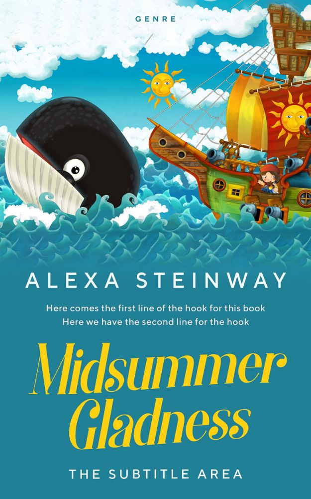 Front view of Jelly Bean #22242 - Premade Children Book Cover | BookCoverZone