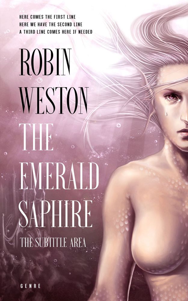 Front view of Blossom #22511 - Premade Fantasy Book Cover | BookCoverZone