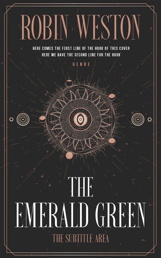 Front view of Mine Shaft #22517 - Premade Fantasy Book Cover | BookCoverZone