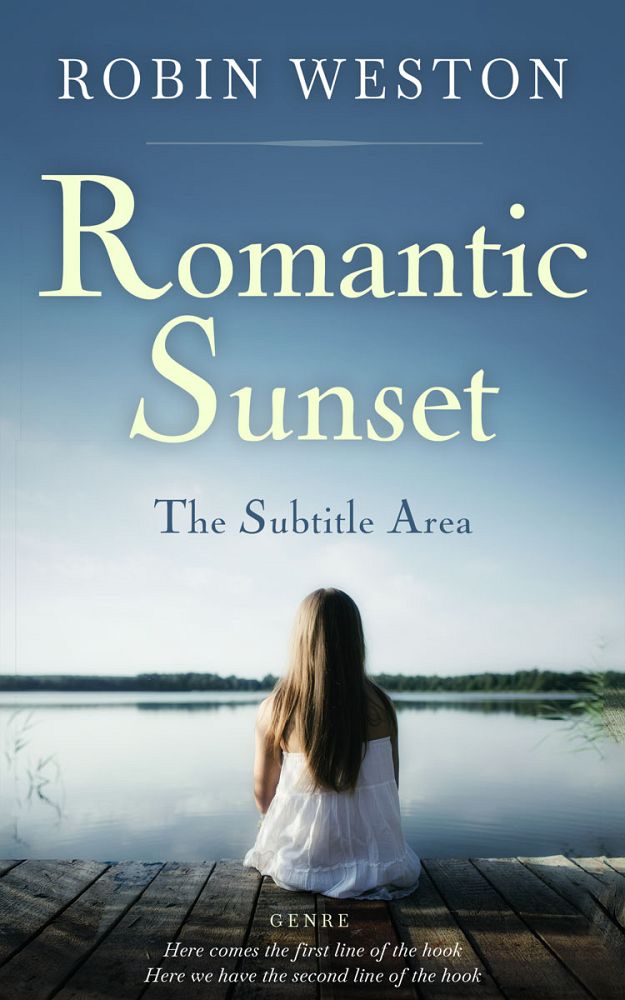Front view of Smalt Blue #22532 - Premade Teen & Young Adult Book Cover | BookCoverZone
