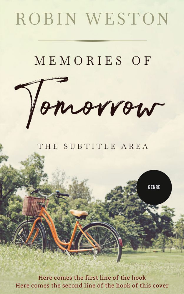 Front view of White Rock #22552 - Premade Literary Fiction Book Cover | BookCoverZone